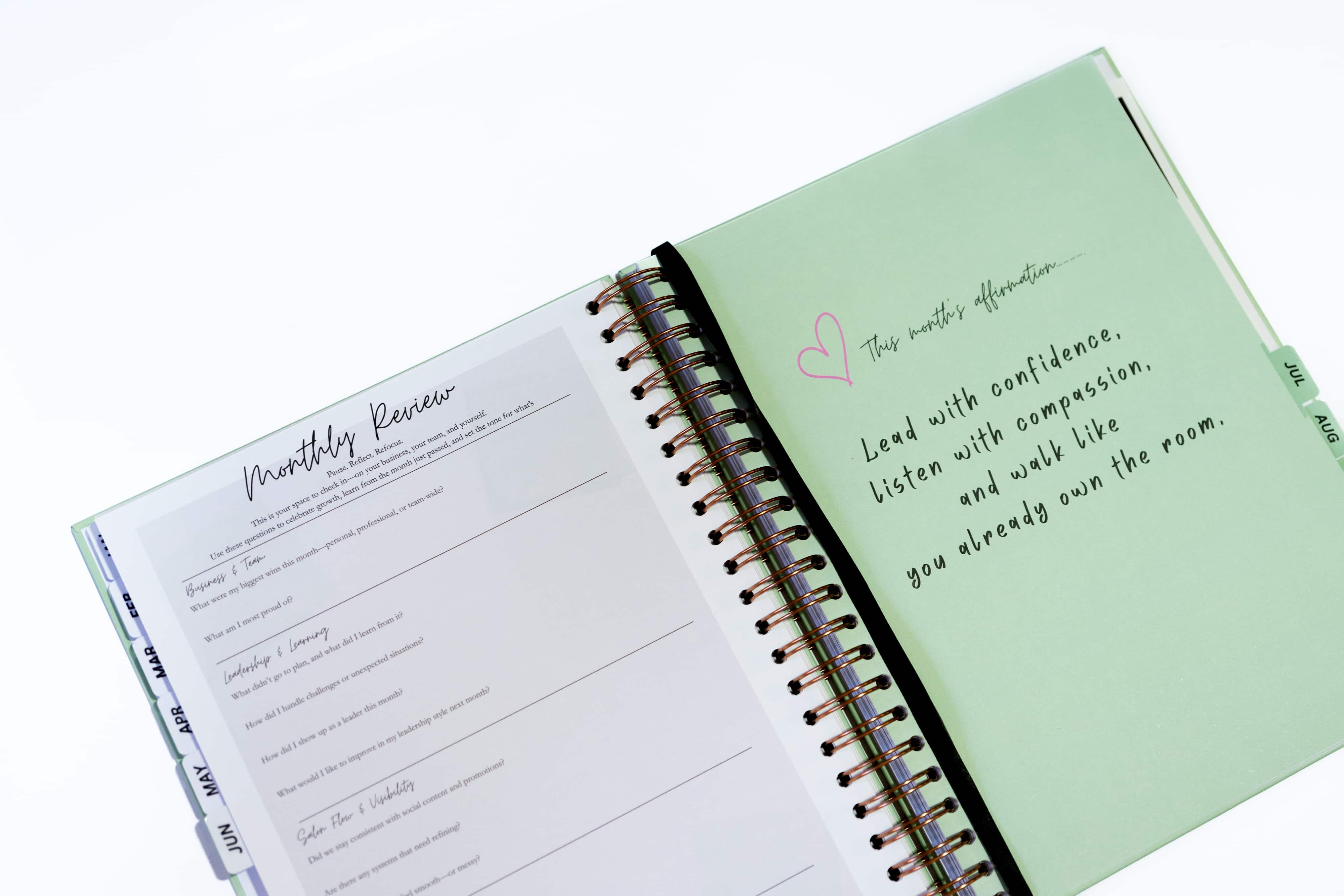 THE Salon Boss Planner